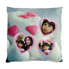cupcake hearts pillow case - Standard Cushion Case (Two Sides)