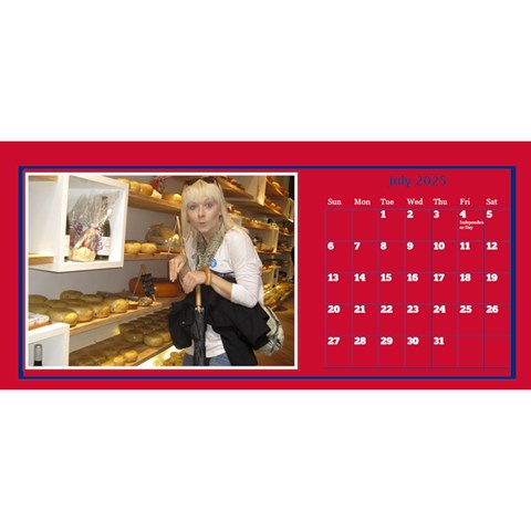 A Little Perfect Desktop Calendar 11x5 By Deborah Jul 2025