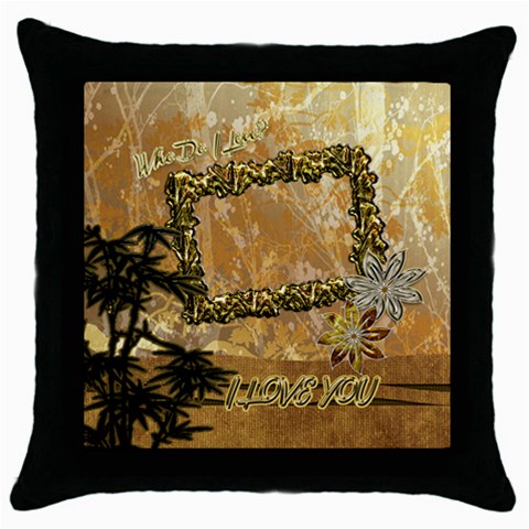 I Love You Throw Pillow Case By Ellan Front