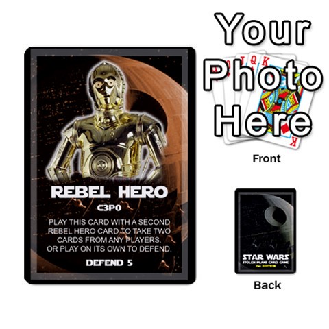 Star Wars Second Edition Game By Pixatintes Front - Heart10