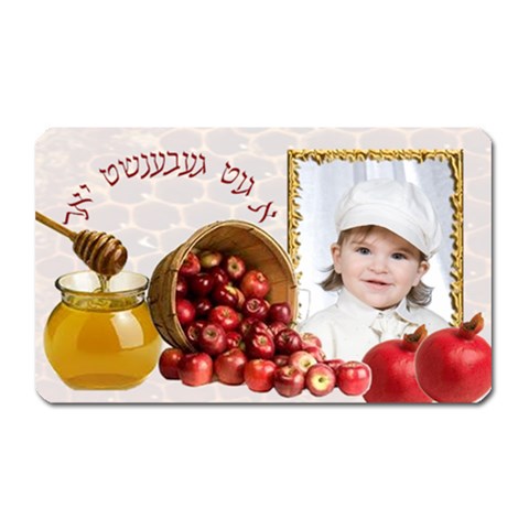 Square Fridge Magnet Shono Tova By Rivke Front