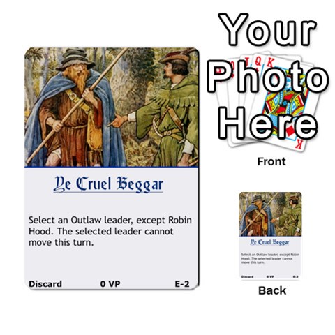 Robin Hood Cards (sheriff Deck) By Mark Johnson Front 2