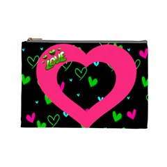 Love large cosmetic bag (7 styles) - Cosmetic Bag (Large)