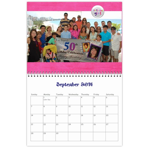 Calendario 2014 By Edna Sep 2014