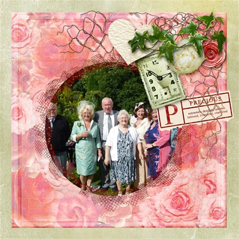 La Vie En Rose 12 X 12 Scrapbook Pages By Catvinnat 12 x12  Scrapbook Page - 17