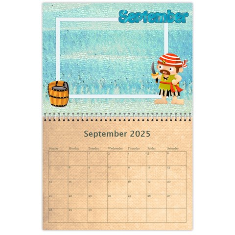 2025 Pirate Pete Calendar By Catvinnat Sep 2025