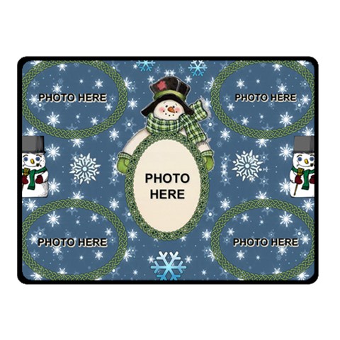 Snow Days Small Blanket By Joy Johns 50 x40  Blanket Front