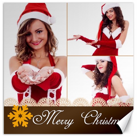 Merry Christmas By Clince 19 x19.27  Canvas - 1