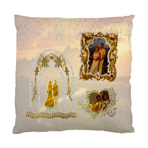 Outdoor Wedding 1 Cushion Case By Ellan Front