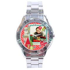christmas - Stainless Steel Analogue Watch