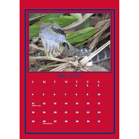 A Little Perfect Desktop Calendar By Deborah May 2025