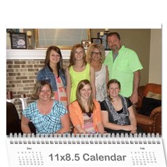 2014kris - Wall Calendar 11  x 8.5  (12-Months)