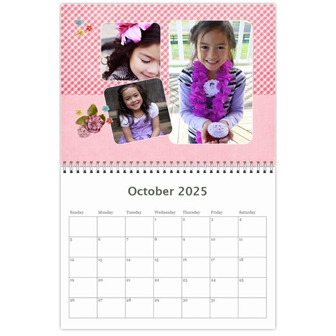 Wall Calendar 11 X 8 5 Oct 2025