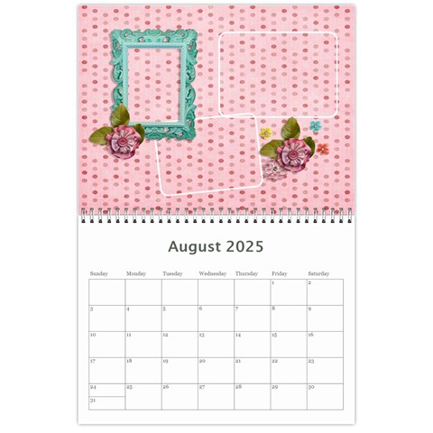 Wall Calendar 11 X 8 5 Aug 2025