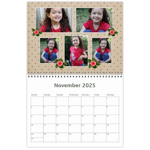 Wall Calendar 11 X 8 5 Nov 2025