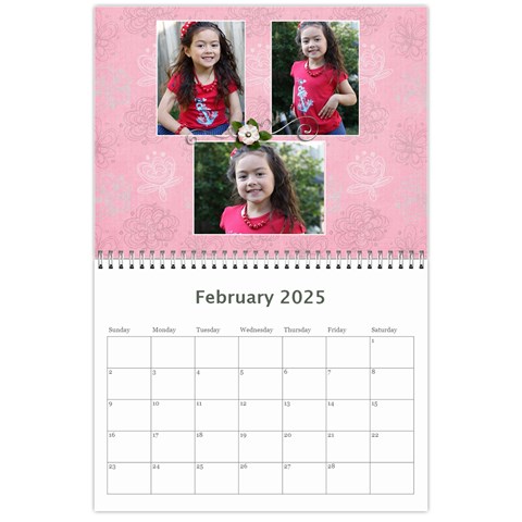 Wall Calendar 11 X 8 5 Feb 2025