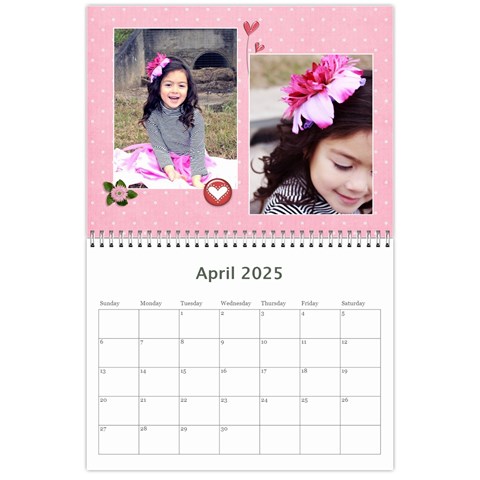 Wall Calendar 11 X 8 5 Apr 2025