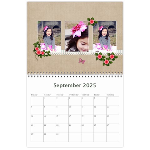 Wall Calendar 11 X 8 5 Sep 2025