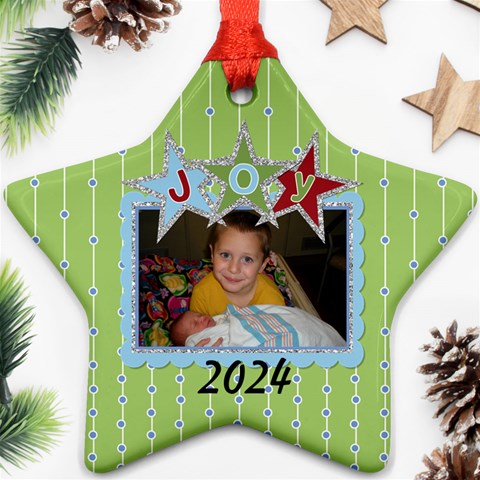 2024 Star Ornament By Martha Meier Front