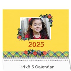 Wall Calendar 11 X 8 5 - Flower Blooms