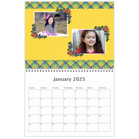 Wall Calendar 11 X 8 5 Jan 2025