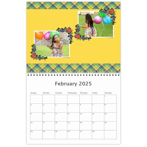 Wall Calendar 11 X 8 5 Feb 2025