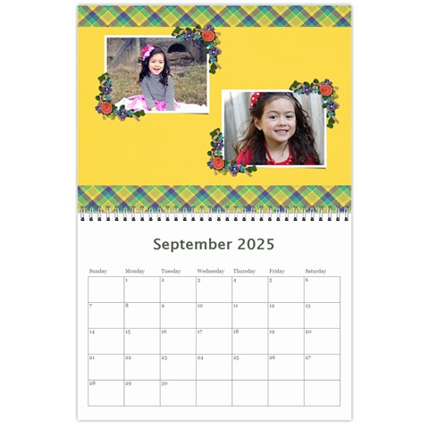 Wall Calendar 11 X 8 5 Sep 2025