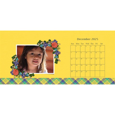 Desktop Calendar 11  X 5  Dec 2025