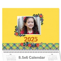 Wall Calendar 8 5 X 6 - Flower Blooms