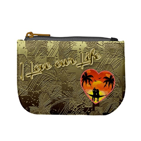 I Love Our Life Coin Purse By Ellan Front