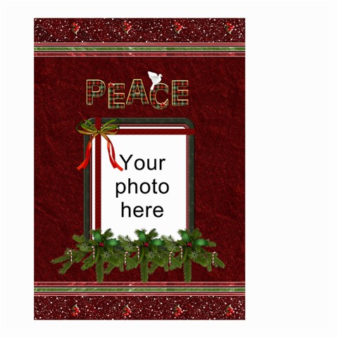 Christmas Peace Large Garden Flag (2 Sides) By Lil Front