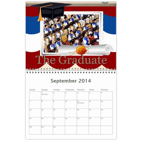 Year Calendar By C1 Sep 2014