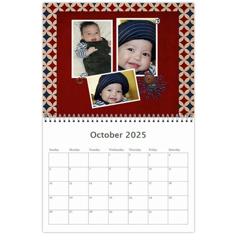 Wall Calendar 11 X 8 5 Oct 2025