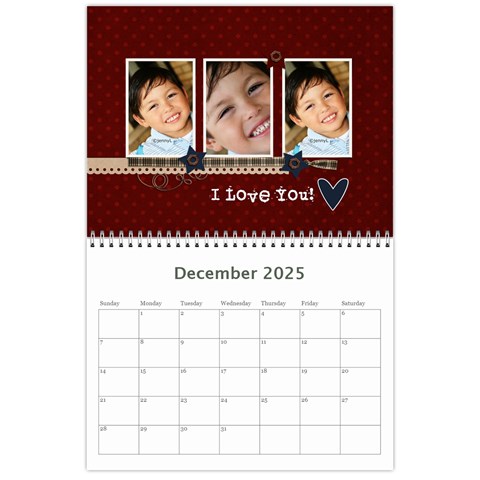 Wall Calendar 11 X 8 5 Dec 2025