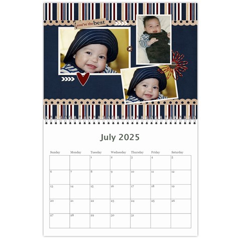 Wall Calendar 11 X 8 5 Jul 2025