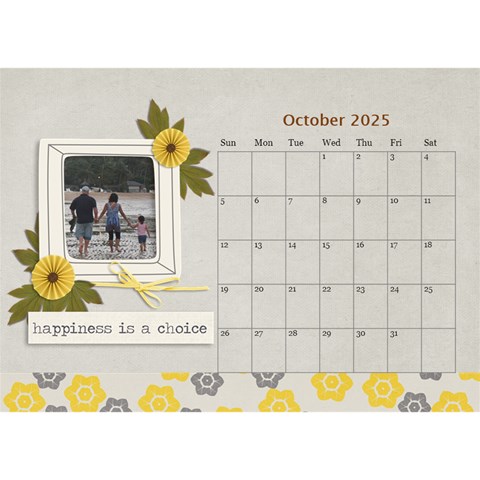 Desktop Calendar 8 5  X 6  Oct 2025