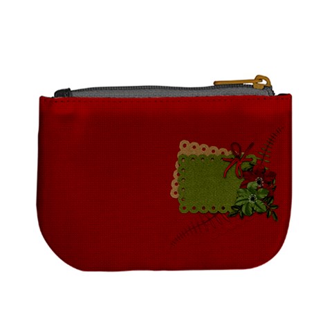 Christmas Cluster Coin Bag By Lisa Minor Back