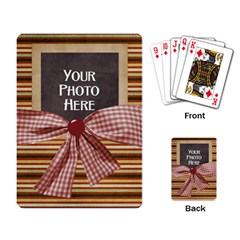 And to All a Good Night Playing Cards 1 - Playing Cards Single Design (Rectangle)
