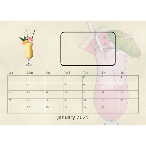 Happy Hour Desktop Calendar By Lil Jan 2025