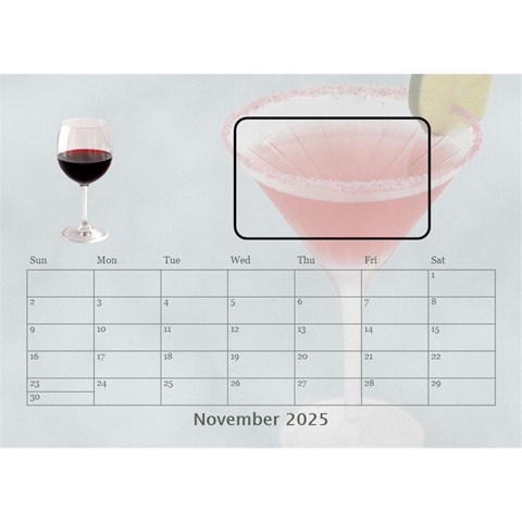 Happy Hour Desktop Calendar By Lil Nov 2025