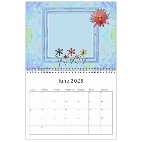 Fun And Pretty Calendar (12 Month) By Lil Jun 2025