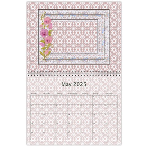 Pink And Blue Calendar By Lil May 2025