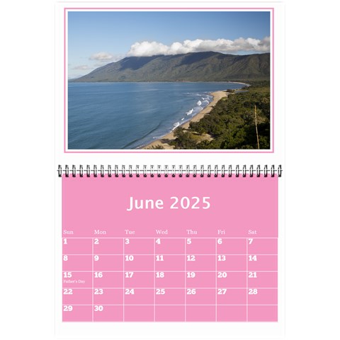 Pink Princess Wall Calendar (any Year) 8 5x6 By Deborah Jun 2025