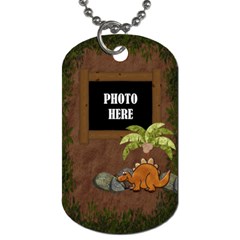 Prehistoric 2 sided Dog tag 1 - Dog Tag (Two Sides)