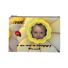 Happy Face large cosmetic bag - Cosmetic Bag (Large)