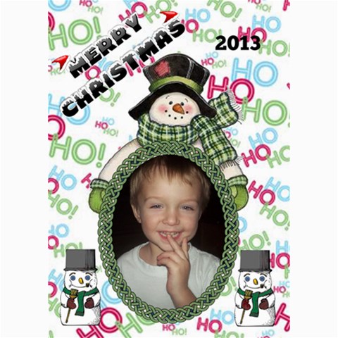 Holiday Card #4, 5x7 By Joy Johns 7 x5  Photo Card - 2