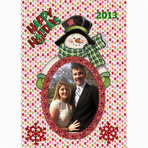 Holiday Card #3, 5x7 By Joy Johns 7 x5  Photo Card - 9