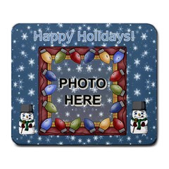 Happy Holidays large mousepad