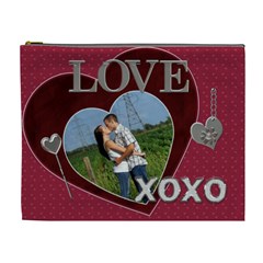 Love and Kisses XL Cosmetic Bag (7 styles) - Cosmetic Bag (XL)