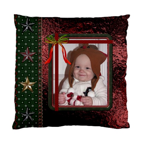 Christmas Star Cushion Case (2 Sides) By Lil Front